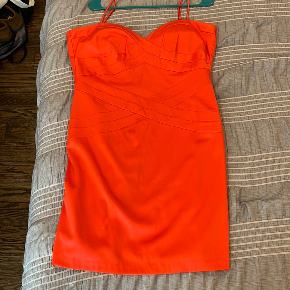 Coral dress